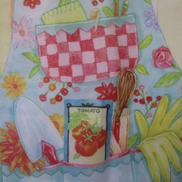 Andrea Tachiera Garden Yard Flag Banner Welcome to our garden nylon 41" x 29" - Picture 5 of 7